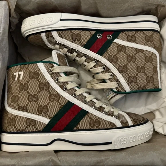 Gucci | Shoes | Gucci Tennis 977 High Top Sneaker | Poshmark